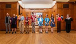 A COMEDY OF ERRORS - Cast curtain call, photo by John Hoffman