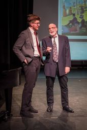 SUNDAY IN THE PARK WITH GEORGE - as Bob Greenberg, with Tristen Sima, photo by John Hoffman